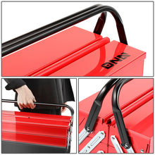 Load image into Gallery viewer, 21 Inch 3 Level Folding Tool Box with 5 Organizer Drawers