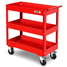 Load image into Gallery viewer, Professional 3 Level Tool Trolley - 150KG Max Load Capacity
