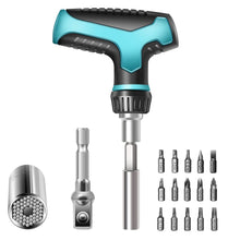 Load image into Gallery viewer, 19-Piece T-Handle Screwdriver Set
