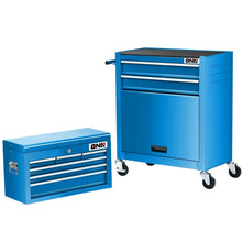 Load image into Gallery viewer, 2-Piece Rolling Tool Cabinet Combo Set - Blue
