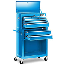 Load image into Gallery viewer, 2-Piece Rolling Tool Cabinet Combo Set - Blue