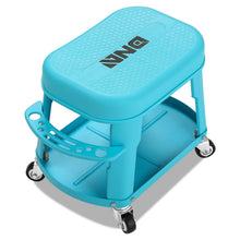 Load image into Gallery viewer, Rolling Car Stool - Blue