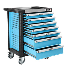Load image into Gallery viewer, 7-Drawer Plastic Top Roller Cabinet