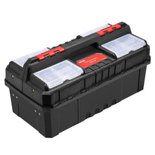 Load image into Gallery viewer, Red Plastic Tool Box