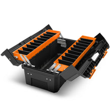 Load image into Gallery viewer, Orange Plastic Tool Box