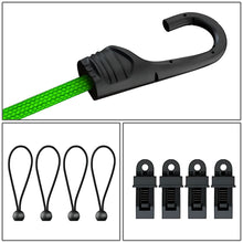 Load image into Gallery viewer, Bungee Cords Assorted Set with Zipper Storage Bag