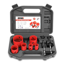Load image into Gallery viewer, 9-Piece Bi-Metal Hole Saw Set