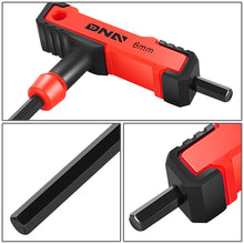 Load image into Gallery viewer, T-Type Hex Key Set with Flat Head 2-10mm Red 8 Piece Plastic Box