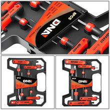 Load image into Gallery viewer, T-Type Hex Key Set with Flat Head 2-10mm Red 8 Piece Plastic Box