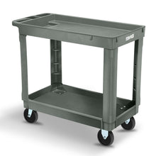 Load image into Gallery viewer, Small Tray Top Cleaning Service Cart (2 Layers)