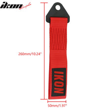 Load image into Gallery viewer, Universal Red Tow Strap Heavy Duty Decorative Belt With IKON Logo