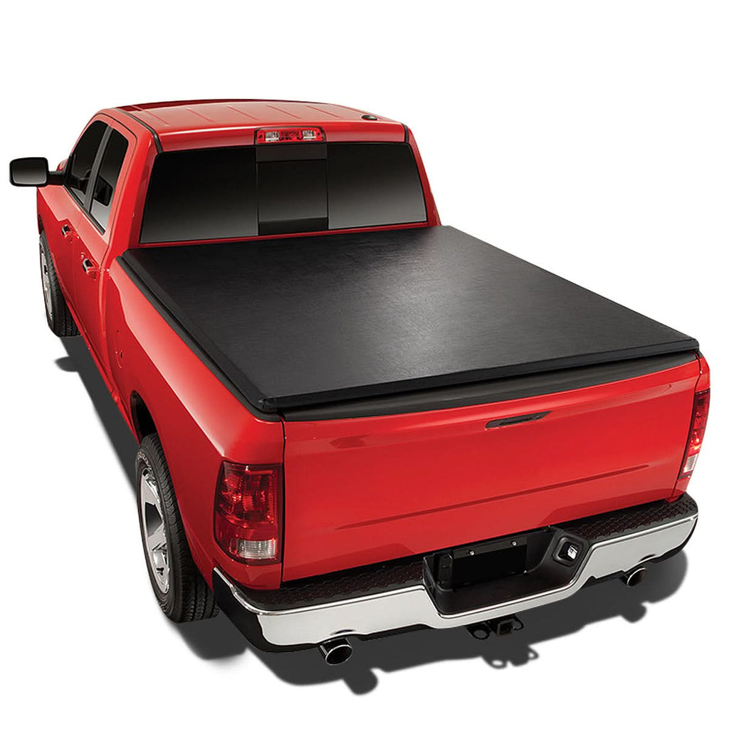 14-18 Chevy Silverado GMC Sierra Soft Tri-Fold Tonneau Cover 8ft Bed