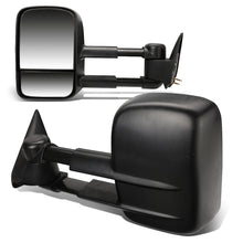 Load image into Gallery viewer, 99-06 Chevrolet Silverado GMC Sierra Manual Towing Mirrors Pair Black