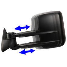 Load image into Gallery viewer, 99-06 Chevrolet Silverado GMC Sierra Manual Towing Mirrors Pair Black
