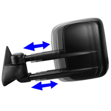 Load image into Gallery viewer, 99-06 Chevrolet Silverado / GMC Sierra Manual Towing Mirror - Black Left