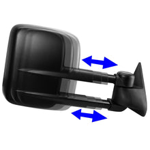 Load image into Gallery viewer, 1999-2006 Chevrolet Silverado Towing Mirror - Manual Right Side Black