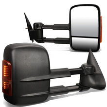 Load image into Gallery viewer, 99-06 Chevrolet Silverado / GMC Sierra Manual Towing Mirrors - Black
