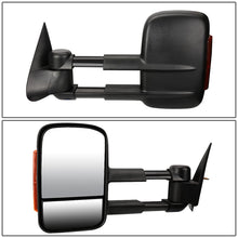 Load image into Gallery viewer, 99-06 Chevrolet Silverado / GMC Sierra Manual Towing Mirrors - Black