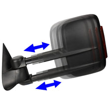Load image into Gallery viewer, 99-06 Chevrolet Silverado / GMC Sierra Manual Towing Mirrors - Black
