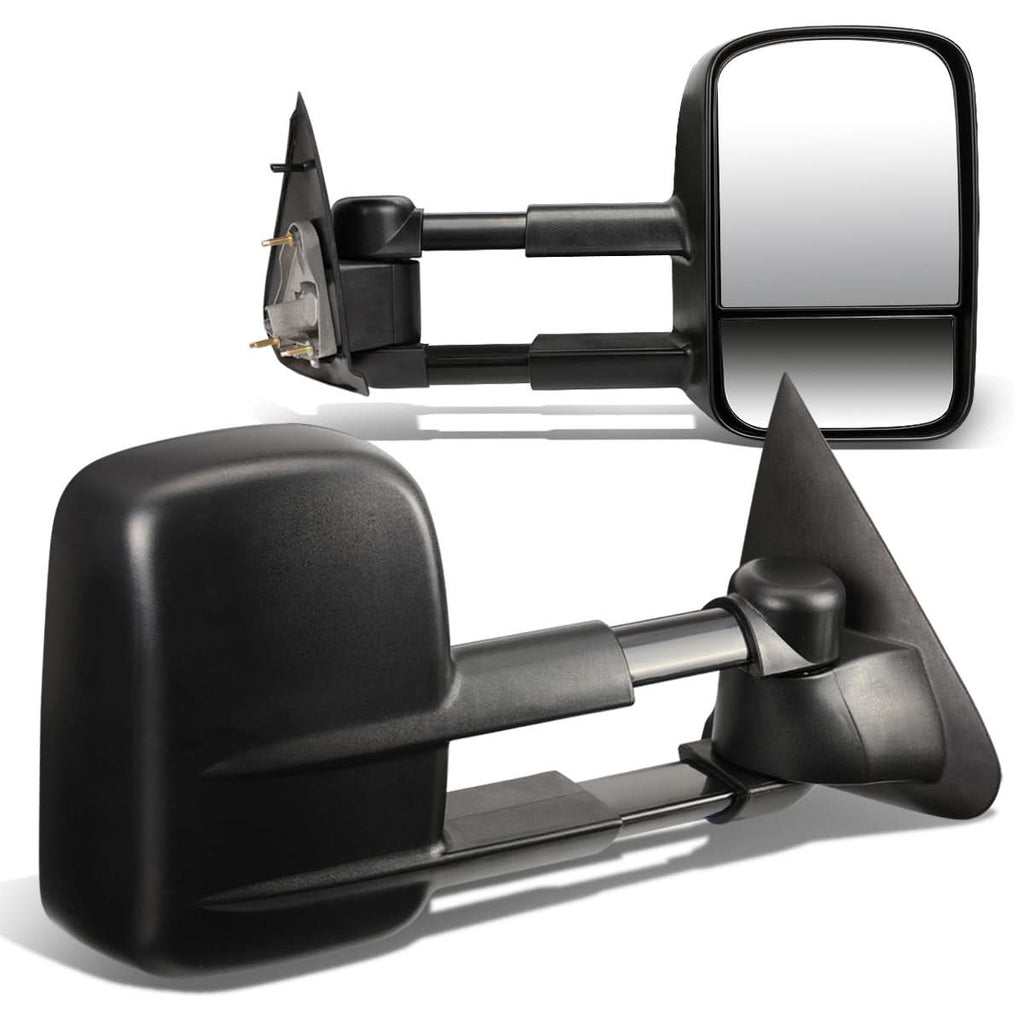1997-2003 Ford F-150 Power Towing Mirrors Pair Black