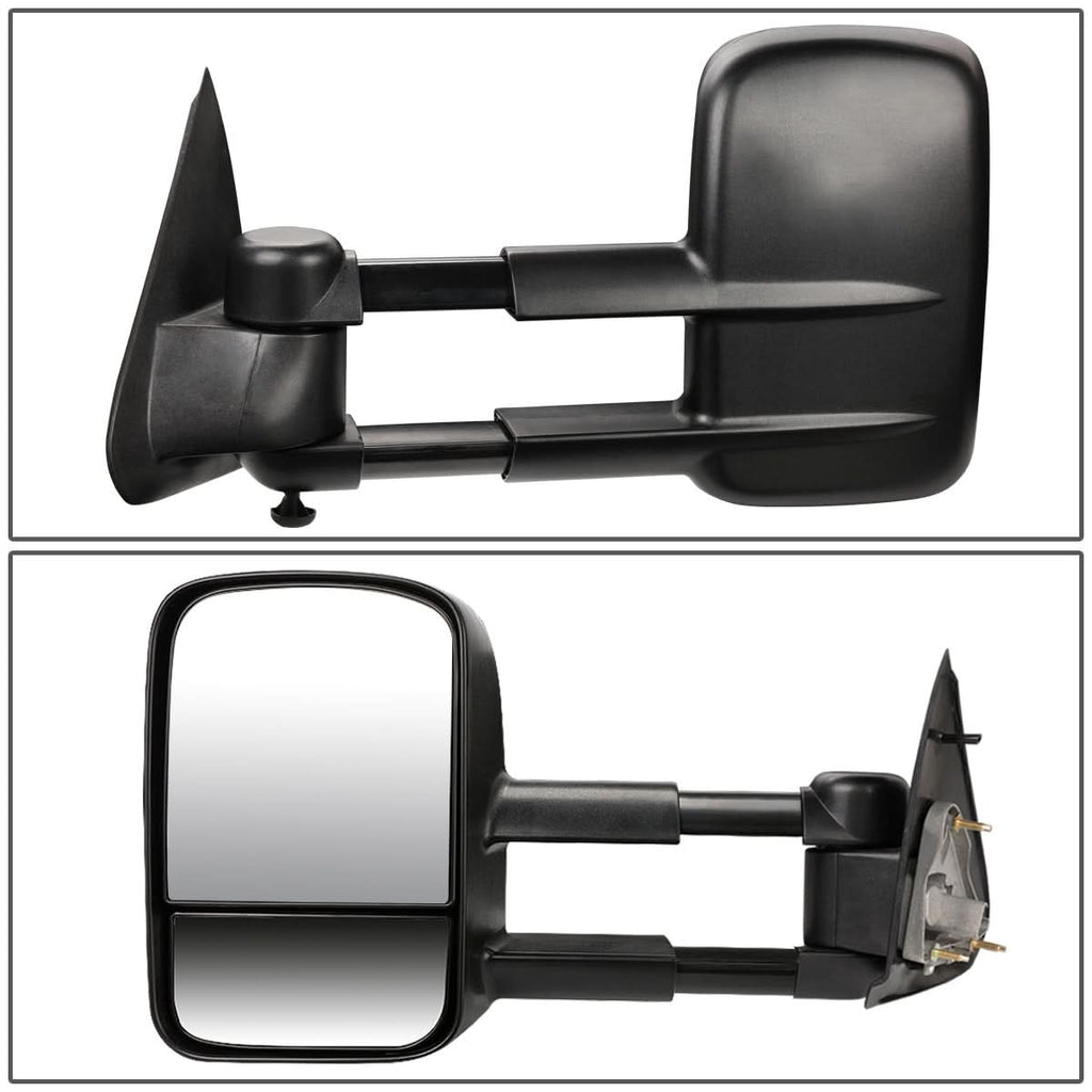 1997-2003 Ford F-150 Power Towing Mirrors Pair Black