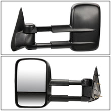 Load image into Gallery viewer, 1997-2003 Ford F-150 Manual Towing Mirrors Pair Black