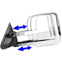 Load image into Gallery viewer, 1997-2003 Ford F-150 Manual Towing Mirrors - Chrome Pair