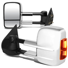 Load image into Gallery viewer, 97-03 Ford F-150 Powered Towing Mirrors Pair Chrome Amber Signal