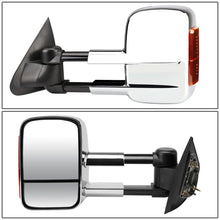 Load image into Gallery viewer, 97-03 Ford F-150 Powered Towing Mirrors Pair Chrome Amber Signal