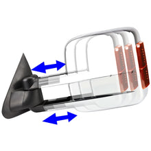 Load image into Gallery viewer, 97-03 Ford F-150 Powered Towing Mirrors Pair Chrome Amber Signal