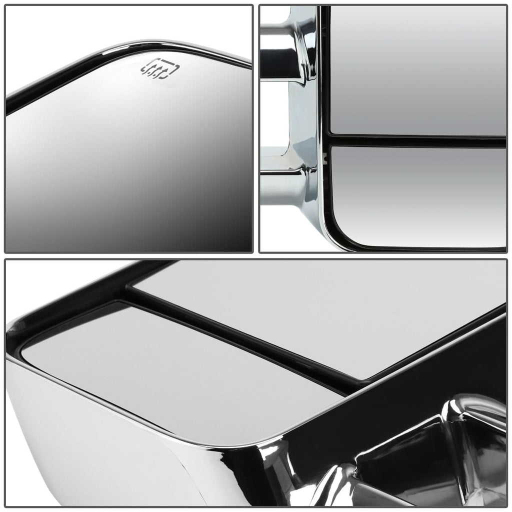 07-12 Chevrolet Silverado / GMC Sierra Powered Heated Towing Mirrors - Chrome