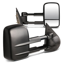 Load image into Gallery viewer, 2007-2012 Chevrolet Silverado Towing Mirrors - Manual Black Pair