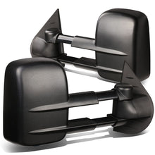 Load image into Gallery viewer, 2007-2012 Chevrolet Silverado Towing Mirrors - Manual Black Pair