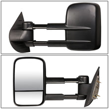 Load image into Gallery viewer, 2007-2012 Chevrolet Silverado Towing Mirrors - Manual Black Pair