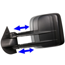 Load image into Gallery viewer, 2007-2012 Chevrolet Silverado Towing Mirrors - Manual Black Pair