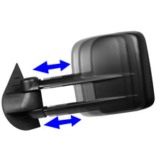 Load image into Gallery viewer, 2007-2013 Chevrolet Silverado Left Manual Towing Mirror Black