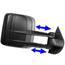 Load image into Gallery viewer, 2007-2013 Chevrolet Silverado Right Towing Mirror Manual Black