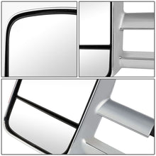 Load image into Gallery viewer, 2007-2013 Chevrolet Silverado Towing Mirrors - Manual LED Chrome Pair
