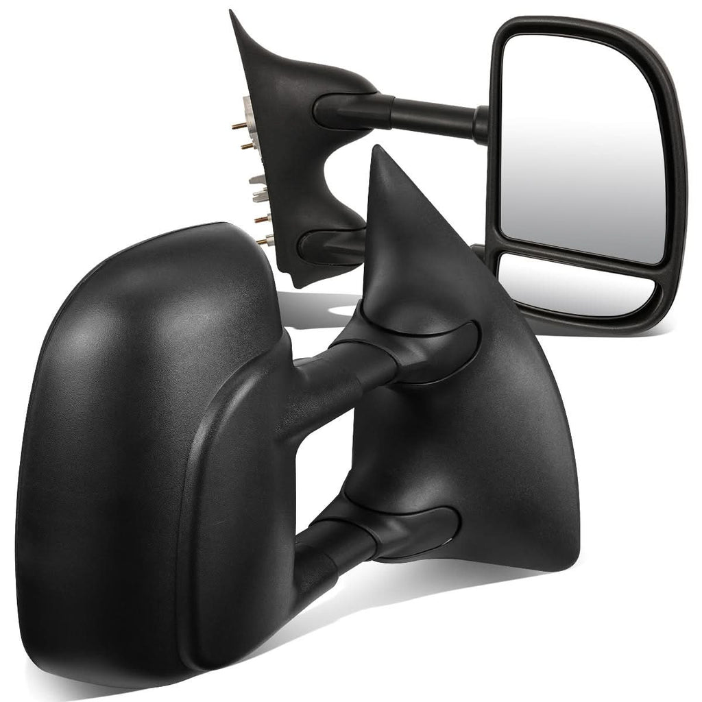 1999-2007 Ford F-250 F-350 F-450 F-550 Manual Towing Mirrors Pair