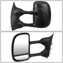 Load image into Gallery viewer, 99-07 Ford F-250 F-350 F-450 F-550 Left Towing Mirror Manual Black