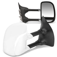 Load image into Gallery viewer, 99-07 Ford F-250 F-350 F-450 F-550 Manual Towing Mirrors Chrome Pair