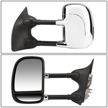 Load image into Gallery viewer, 99-07 Ford F-250 F-350 F-450 F-550 Manual Towing Mirrors Chrome Pair