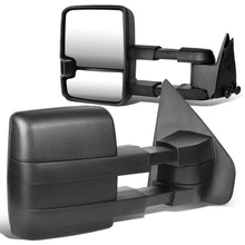 Load image into Gallery viewer, 2004-2014 Ford F-150 Towing Mirrors Pair Black Unpowered