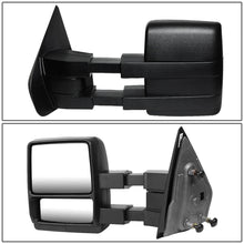 Load image into Gallery viewer, 2004-2014 Ford F-150 Towing Mirrors Pair Black Unpowered