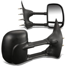 Load image into Gallery viewer, 03-07 Ford E-150 E-250 E-350 Towing Mirrors - Manual Black Pair