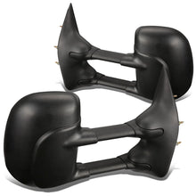 Load image into Gallery viewer, 03-07 Ford E-150 E-250 E-350 Towing Mirrors - Manual Black Pair
