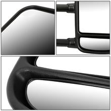 Load image into Gallery viewer, 03-07 Ford E-150 E-250 E-350 Towing Mirrors - Manual Black Pair