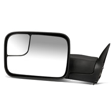 Load image into Gallery viewer, 94-02 Dodge Ram 1500 2500 3500 Left Manual Towing Mirror Black