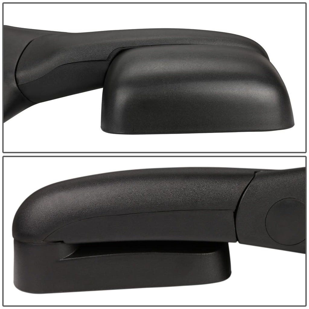 94-02 Dodge Ram Right Manual Towing Mirror - Black