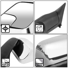 Load image into Gallery viewer, 94-02 Dodge Ram 1500 2500 3500 Manual Towing Mirrors Chrome Pair
